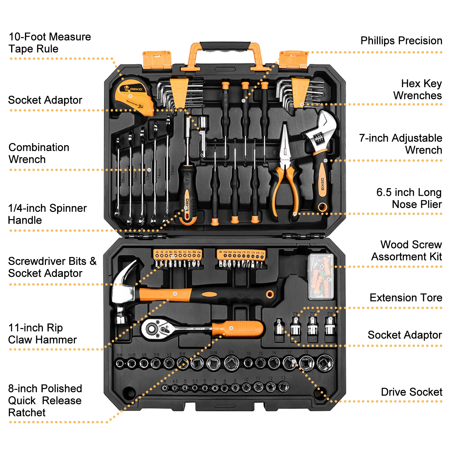 Набор инструментов мужу 128 в 1